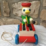 Old toy to shoot, duck and xylophone