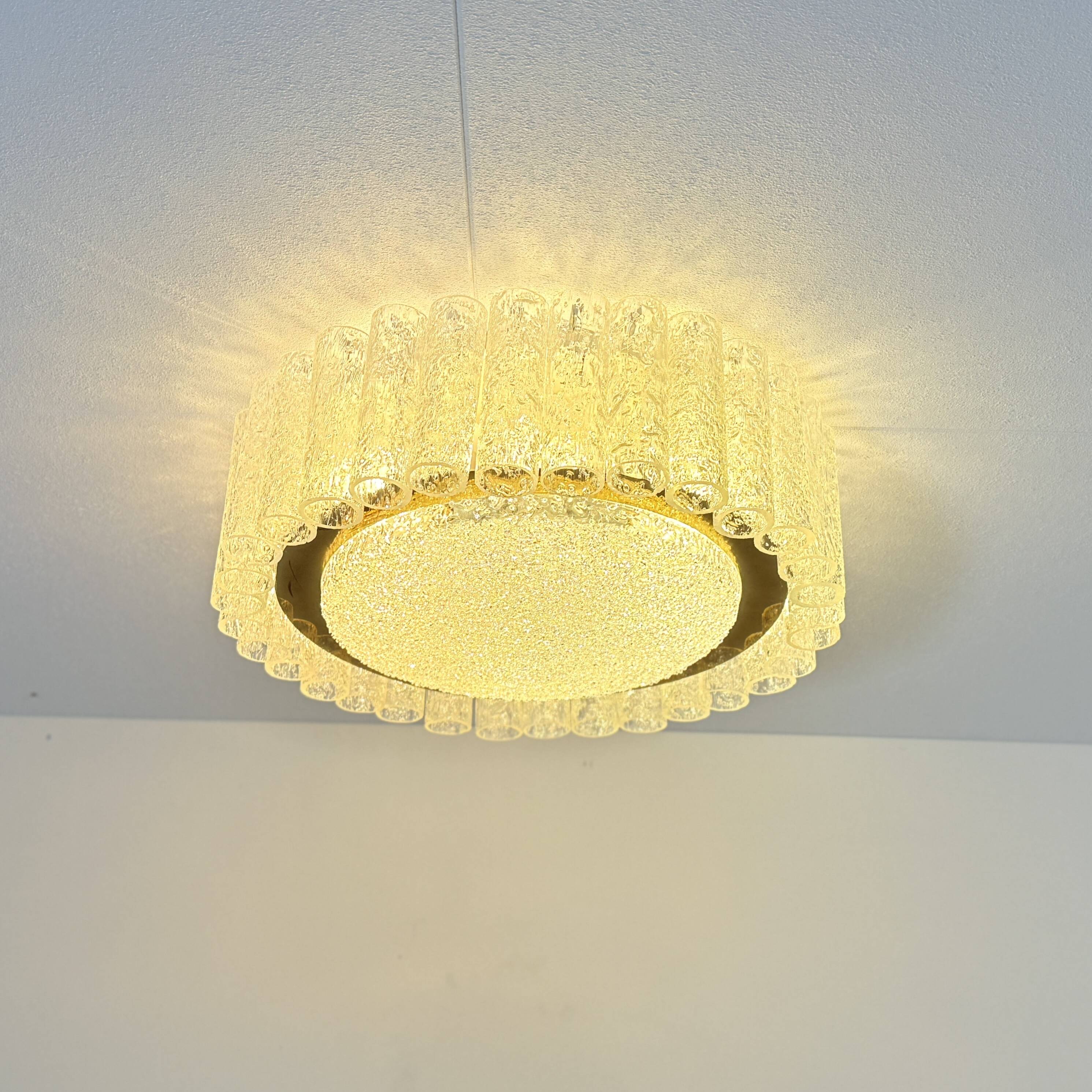 Doria Leuchten Murano Glass Ceiling Lamp