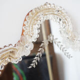 Venetian mirror in Murano glass 1950