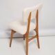 Butterfly chair in beech wood and cream boucle, Europe, 1960