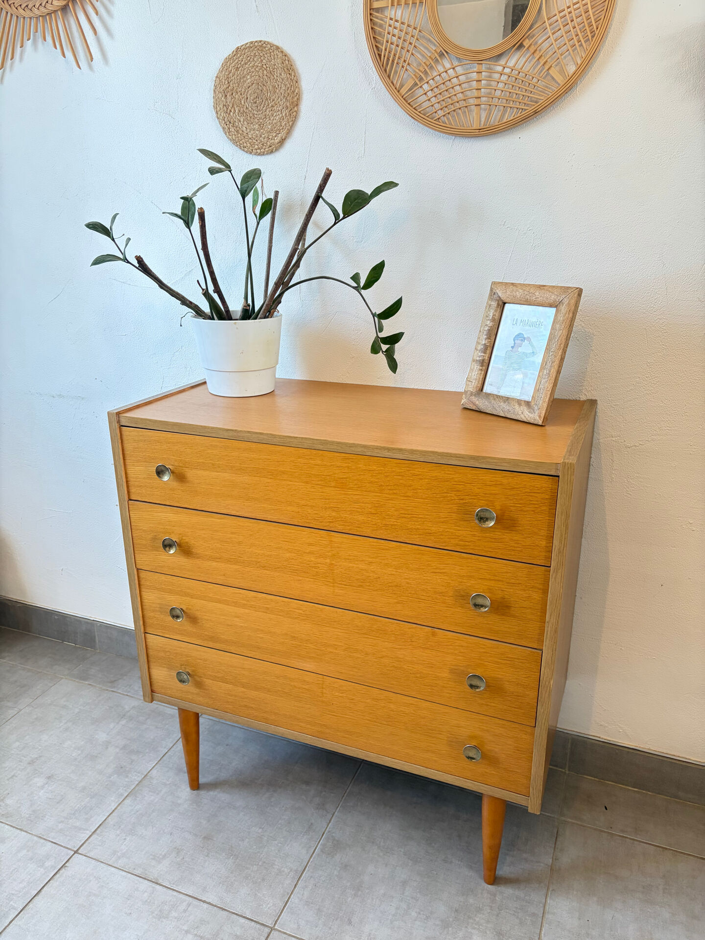 Vintage Scandinavian commode from the 1960s.