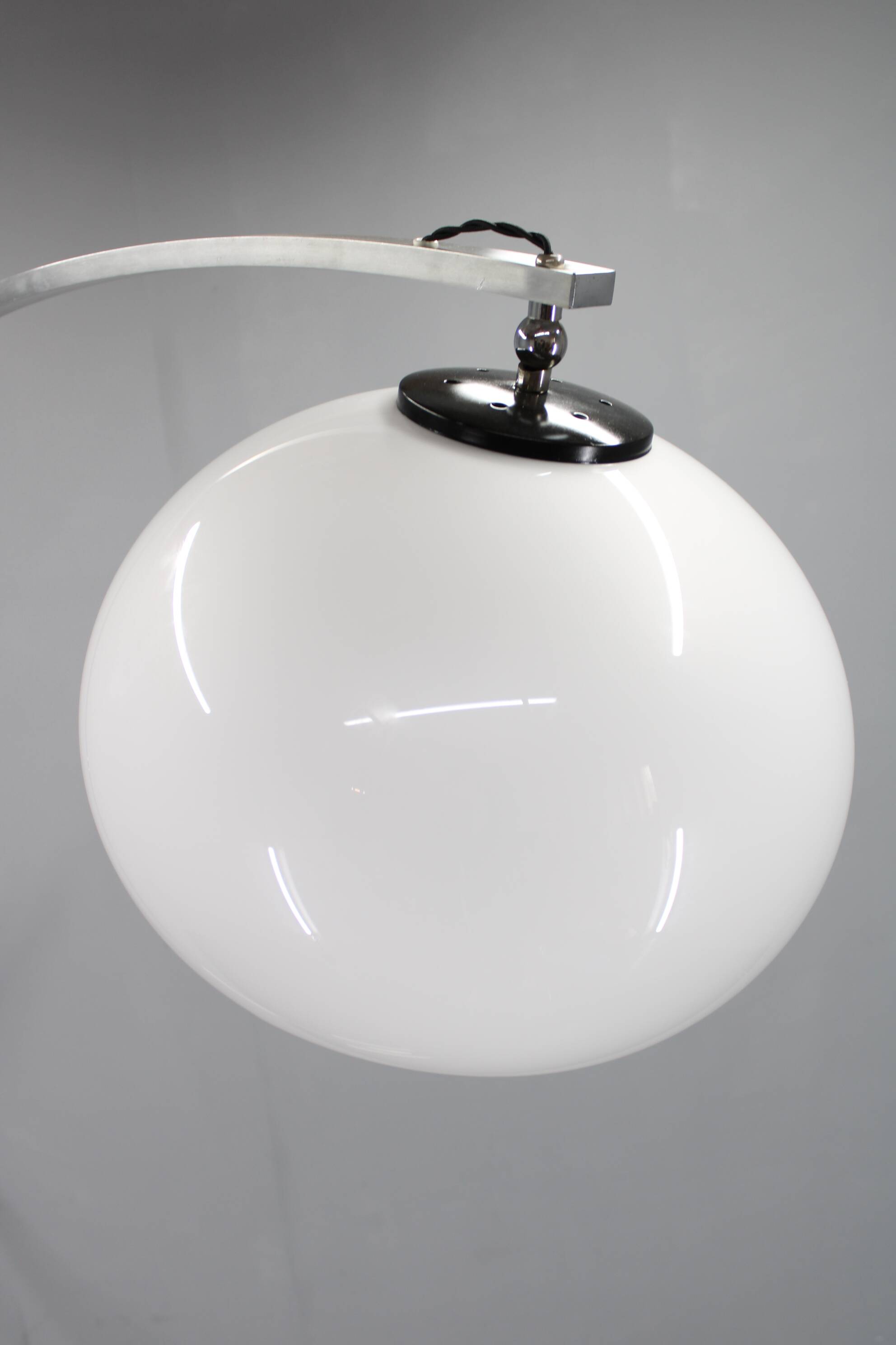 1970s Harvey Guzzini Arc Adjustable Floor Lamp, Italy