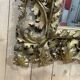 Miroir Italien 19ème en bois et plâtre doré