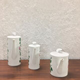 Arzberg chocolate coffee trio of teapots