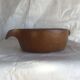 Saladier vintage en teck design scandinave