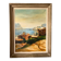 Old oil on canvas, Mediterranean port scene signed Rufo.