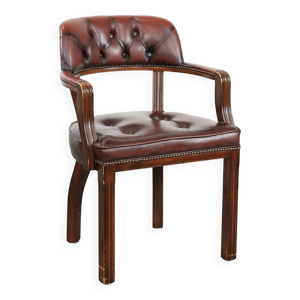 Chaise de bureau/salle - marron