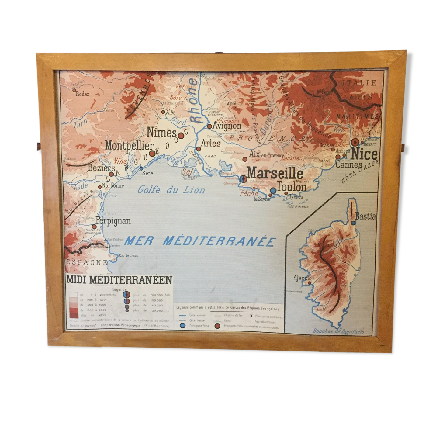 Mediterranean and Aquitaine nightingale map