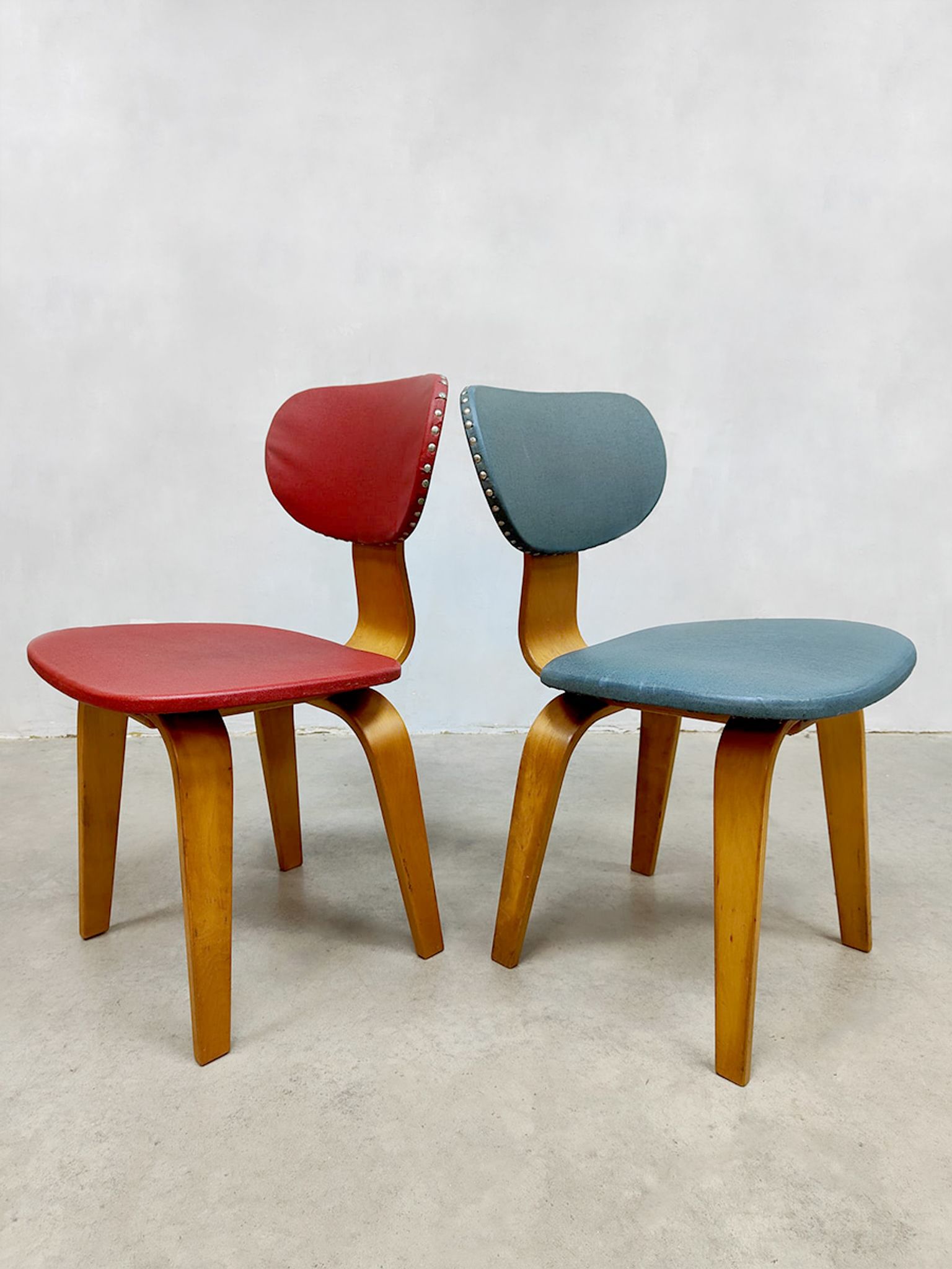 Chaises de salle à manger vintage design néerlandais Pastoe