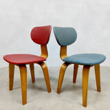 Vintage Dutch design dining chairs Pastoe