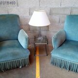 Paire de fauteuils Napoléon lll