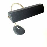 Black airplane desk lamp 1950