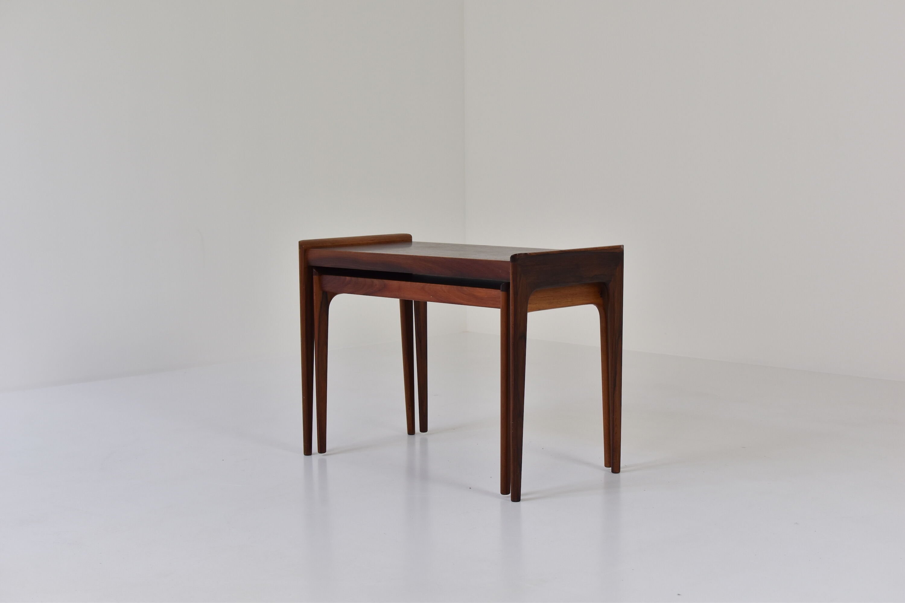 Set of two rosewood nesting tabes from Denmark, 1950’s