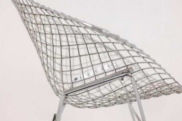Série de 4 fauteuils « Diamond ». Années 1970, Harry Bertoïa pour Knoll