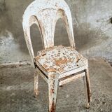 Set industrial chairs bistro chairs Tolix style