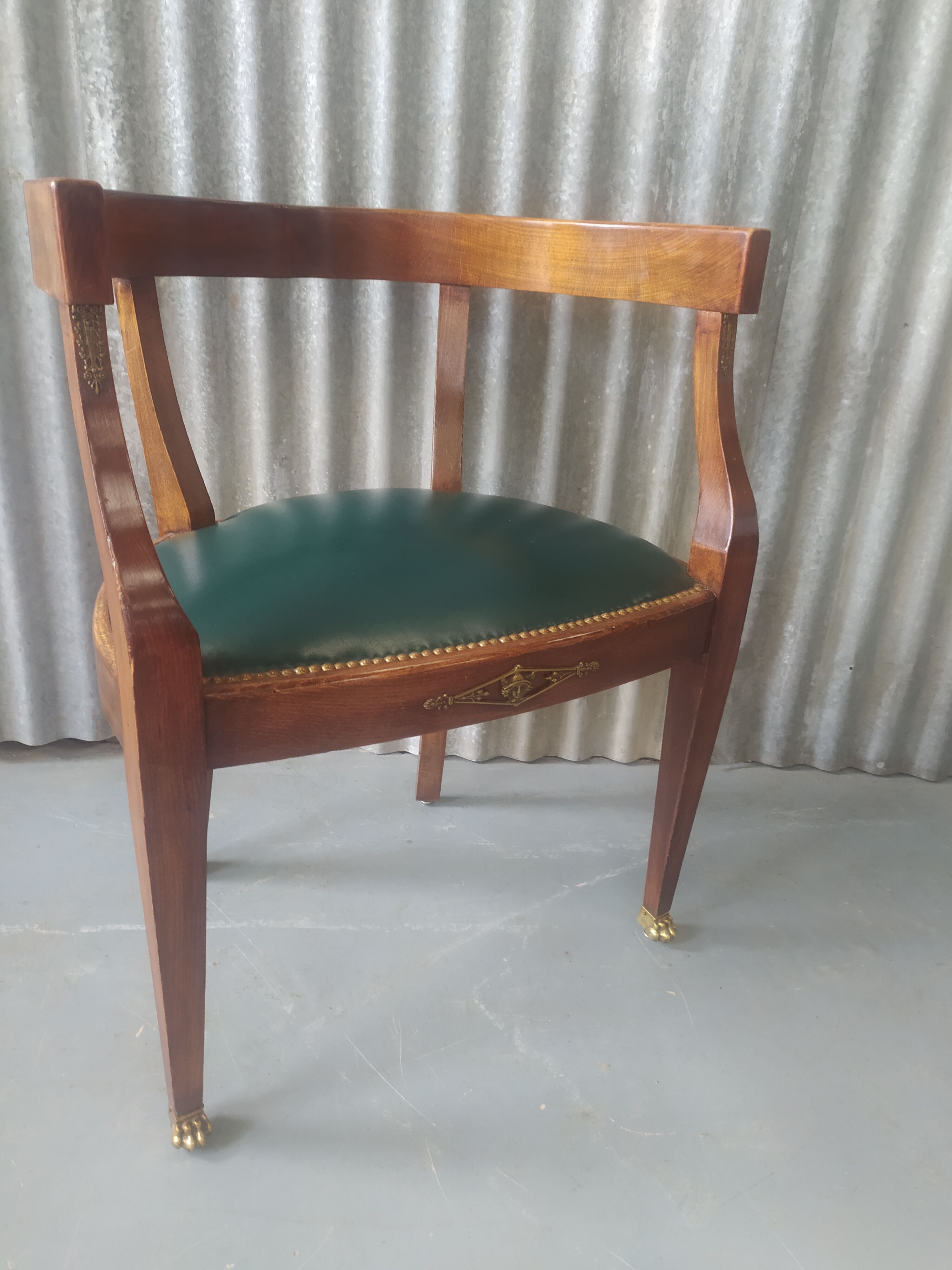 Office and his empire chair back from Egypt