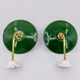 Enamelled sheet metal wall lights