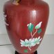 Large cloisonné lamp 77 a 100 cm of H , TBE