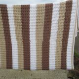 Wool bed throw