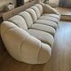 Two-seater sofa - contemporary design - as new condition