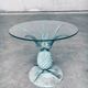 Hollywood Regency Style Brass Patinated Pineapple Side Tables, France, 1970s, Set of 2