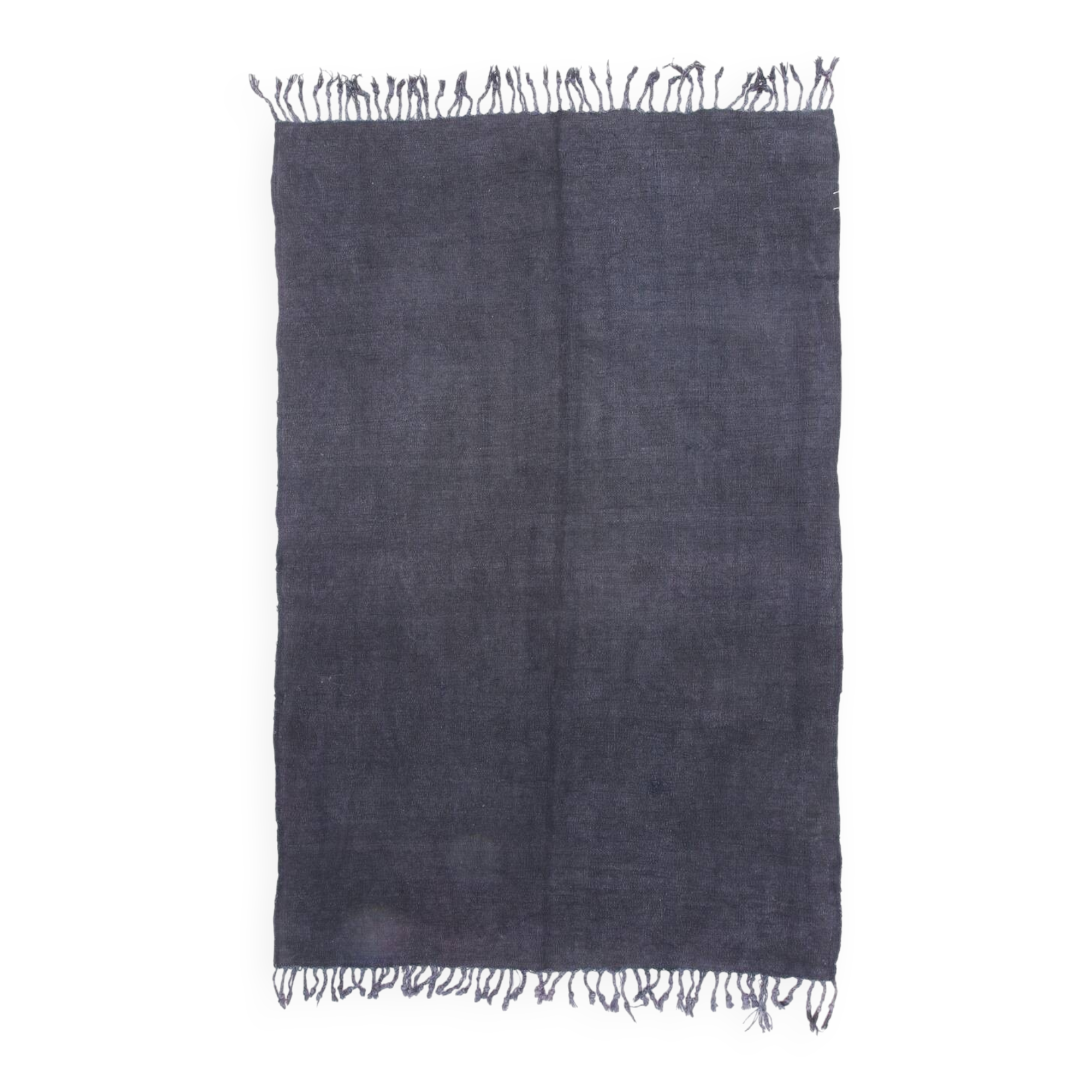 Vintage Dark Blue Turkish kilim Rug, 171x264Cm