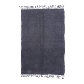 Tapis kilim turc vintage bleu