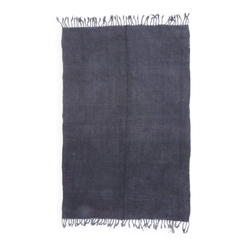 Vintage Dark Blue Turkish kilim Rug, 171x264Cm