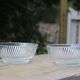 Lot de 2 coupelles en verre vintage
