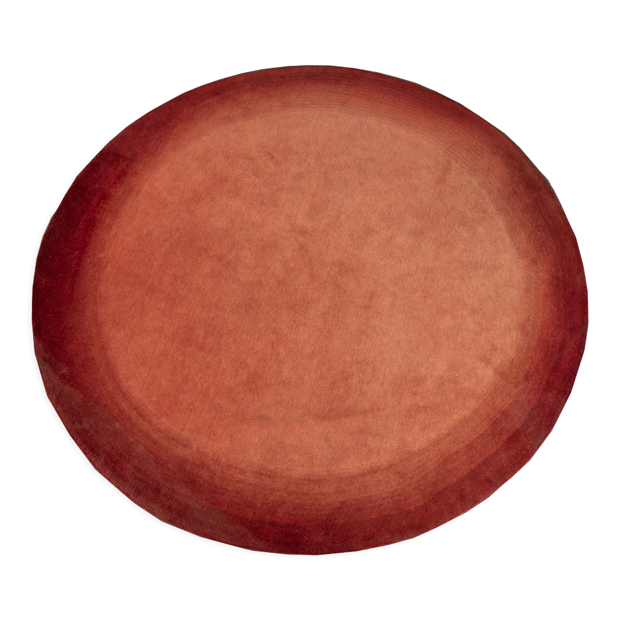 Round wool carpet, 1970s, Denmark