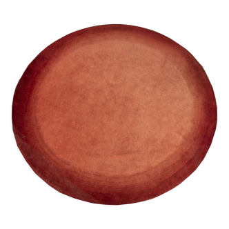 Tapis rond laine, années 1970, Danemark