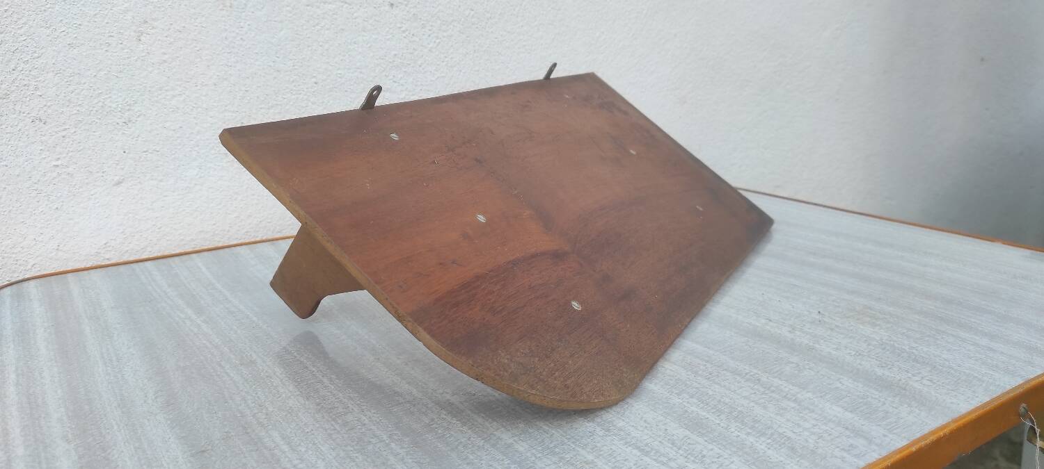 Petite étagère murale en chêne rustique rayonnage accessoire rangement cuisine vintage