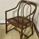 Fauteuil en rotin et osier Année 1970