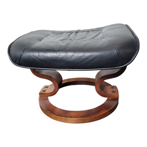 Repose pied en cuir par