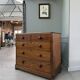 Large Victorian English mahogany chest of drawers (renovated)