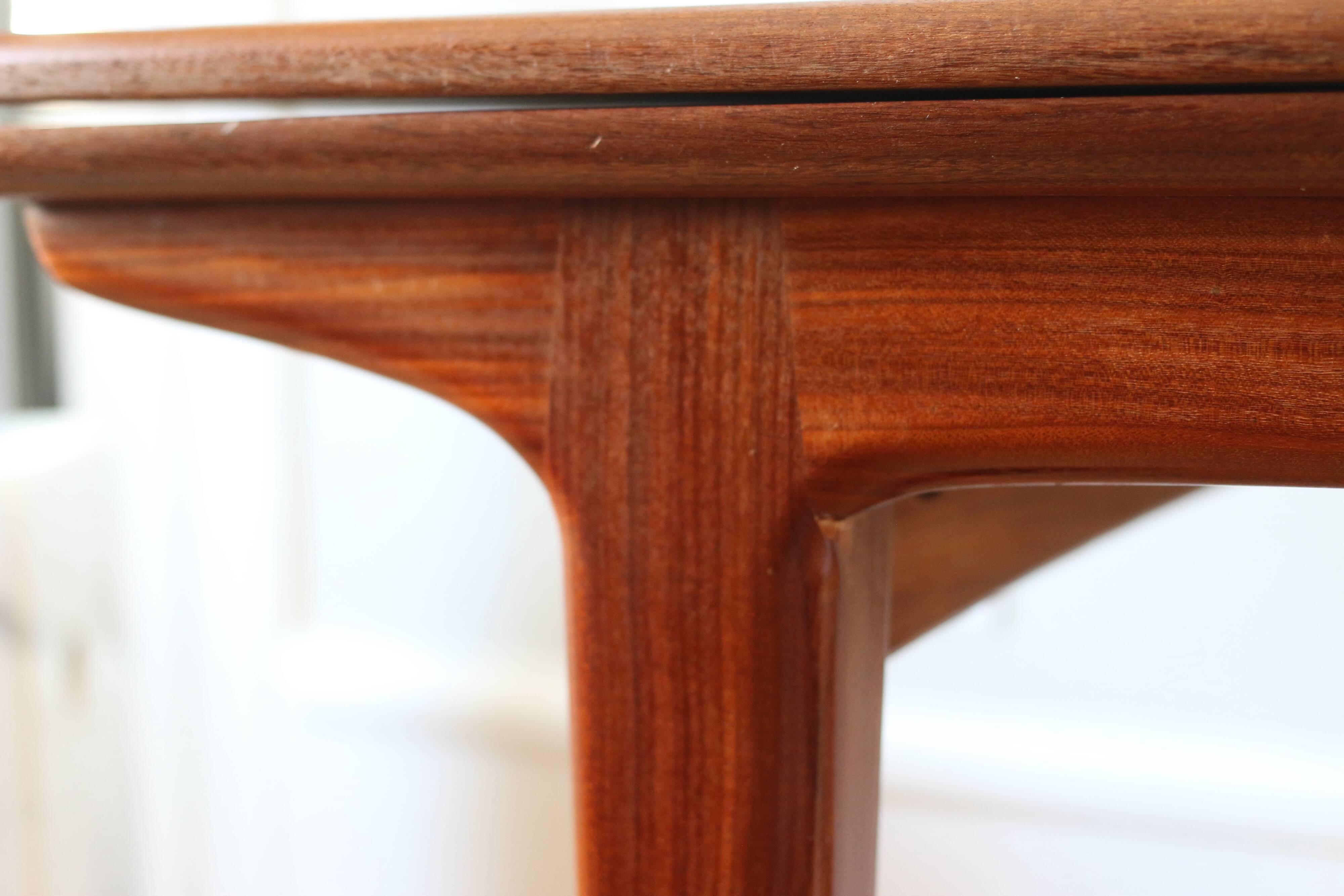 Vintage Scandinavian teak dining table, 1960s