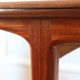 Vintage Scandinavian teak dining table, 1960s