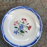 4 assiettes plates modele Gaulois, creil et montereau et Elorn, digoin sarreguemines, collector