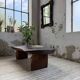 Table basse brutaliste artisanale 1950