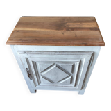 Confiturier en chêne et noyer