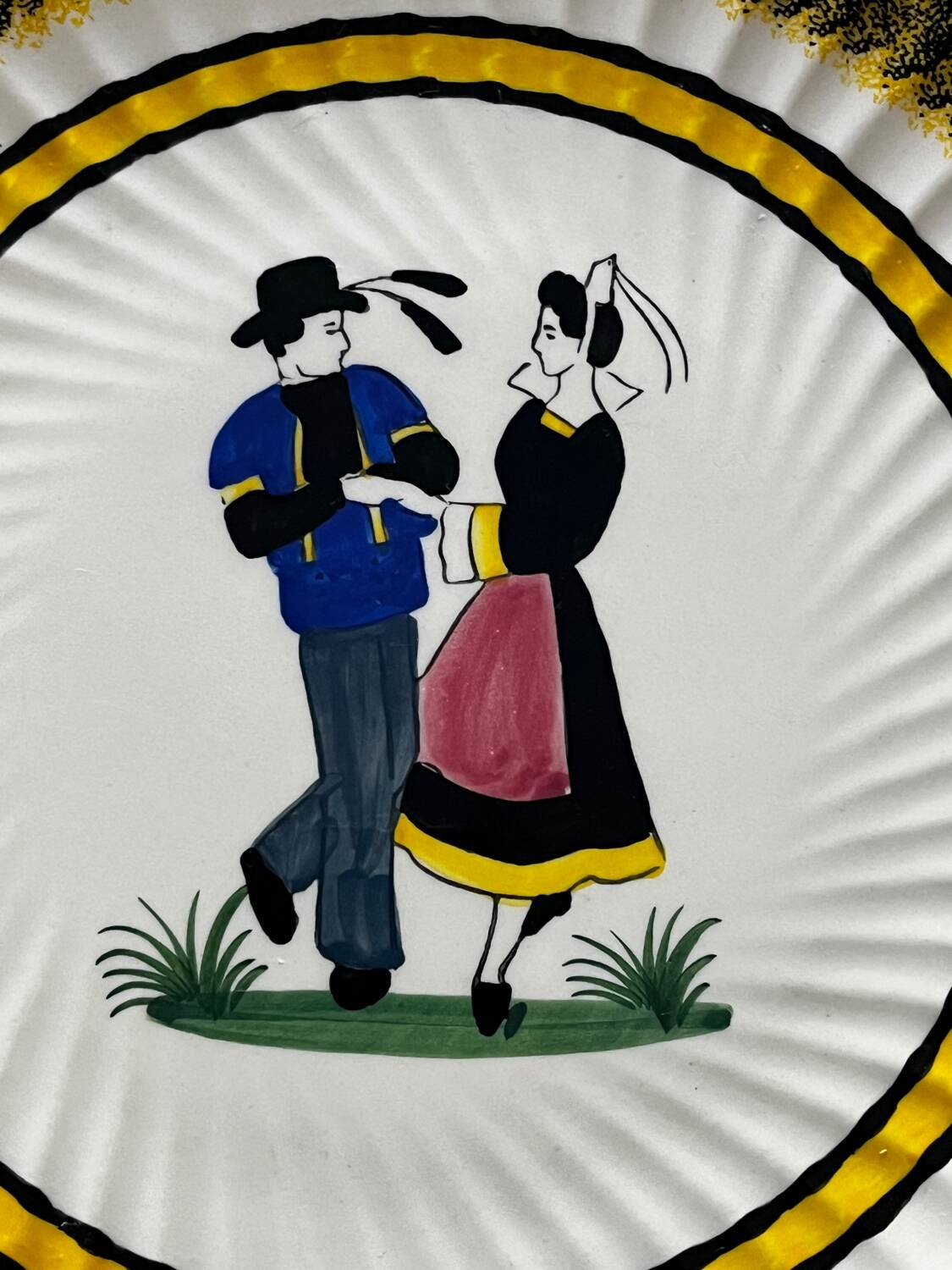 Henriot Quimper Tart Dish – France
