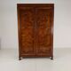 Stunning English Art Deco burr walnut wardrobe by Waring & Gillow – c.1900–1932