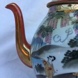 Porcelain teapot with Japanese decoration