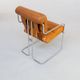 70s Guido Faleschini Tucroma Dining Chairs for i4 Mariani set/2