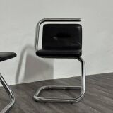 Chrome Tubular Steel Armchairs by Luigi Bardini, 1970s, Set of 2