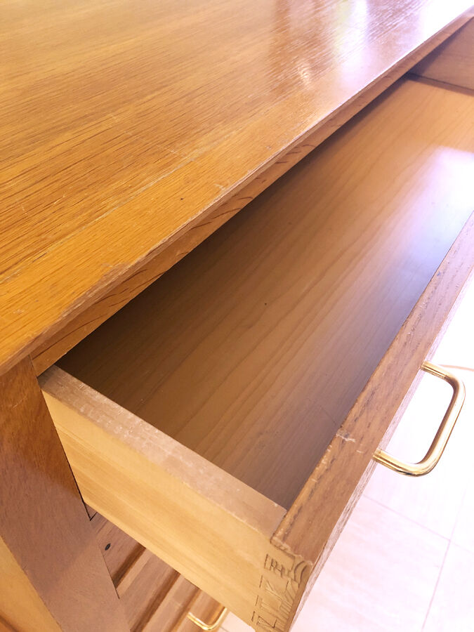 Commode vintage pieds compas 1960