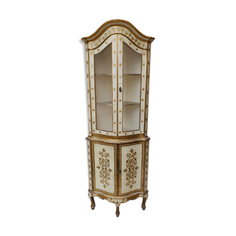 Mid-20th-century venetian corner showcase