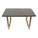 Table basse vintage en ardoise lourde fabriquée dans les années 1970