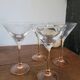 Lot de 4 verres à cocktail Luminarc pied rose