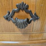 Scrétaire commode galbé marqueté